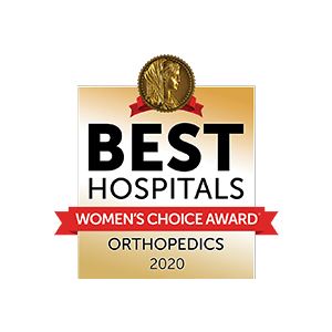Best Hospitals, Women's Choice Award for Orthopedics 2020