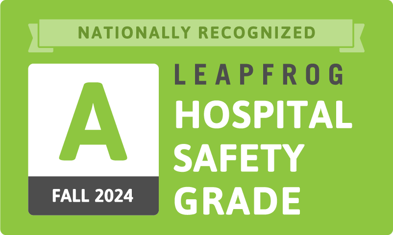 Leapfrog "A" Hospital Safety Grade Fall 2024