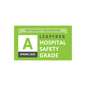 Leapfrog Hospital Safety Grade Spring 2020 "A"